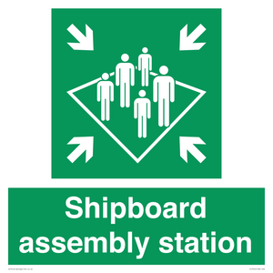 Shipboard assembly station